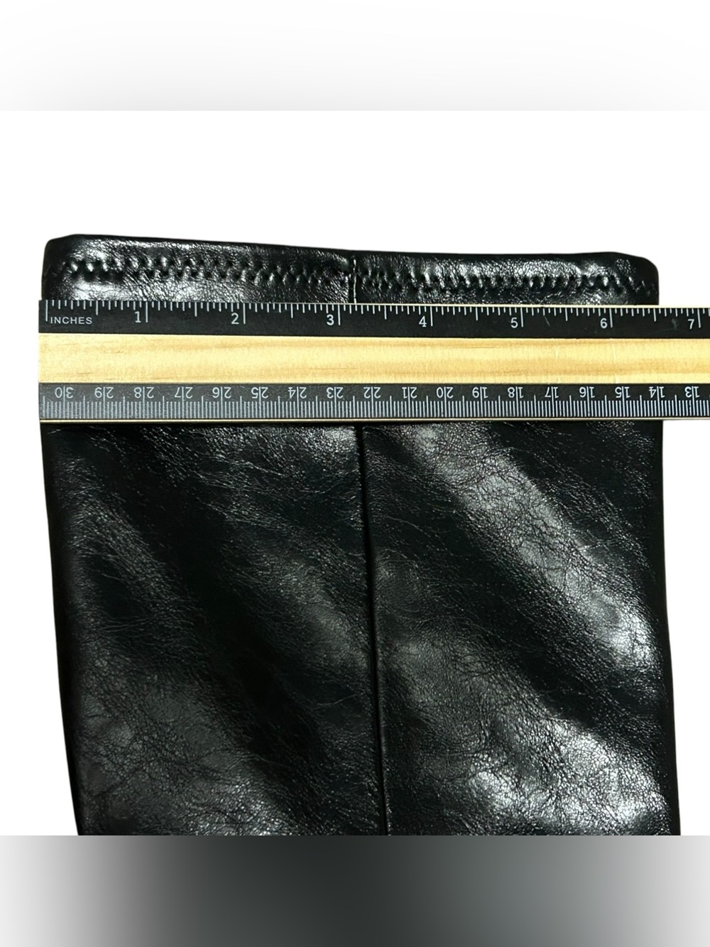 Steve Madden Sz 8.5 M Livah Women's Boots Knee High Square Toe Black Block Heel - Picture 11 of 11